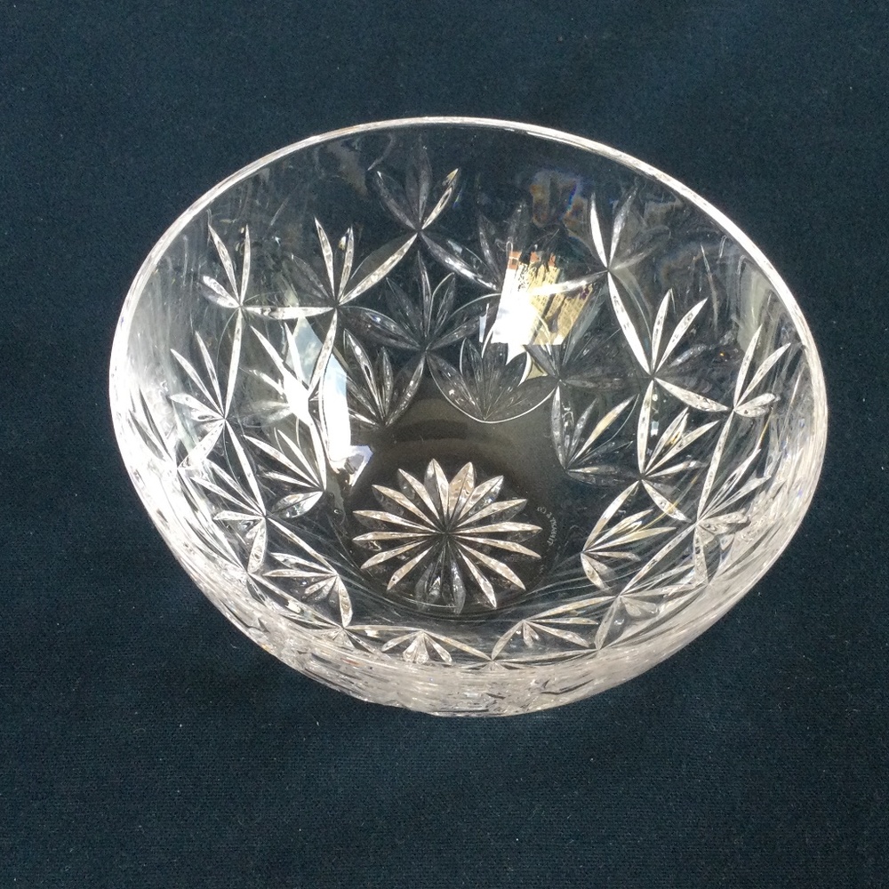 Vintage Tiffany Crystal Bowl 5 1/2” wide by 2 1/2” high.